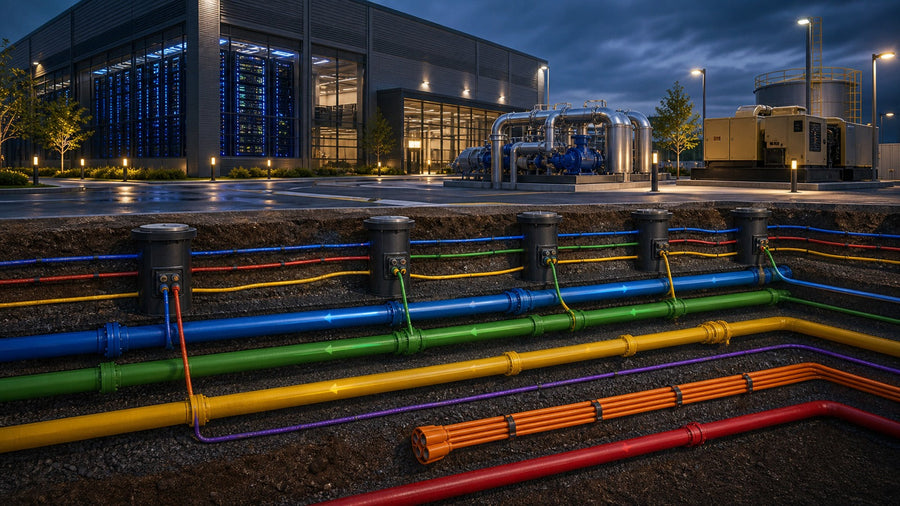 Data Center Campus Tracer Wire