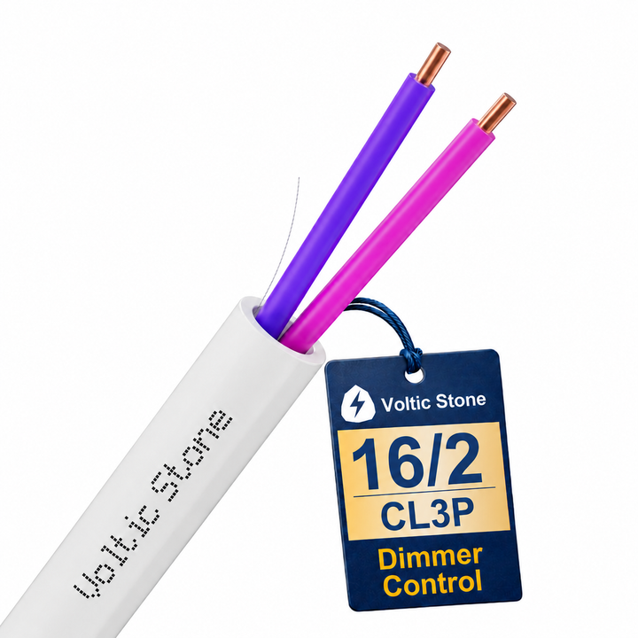 VOLTIC STONE 16/2 LED Dimmer Control Cable image 1
