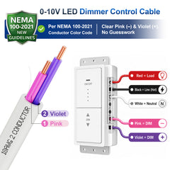 VOLTIC STONE 18/2 LED Dimming Control Cable — CL3P Plenum Rated, 0-10V, Pure Copper, NEMA 100-2021
 image 6