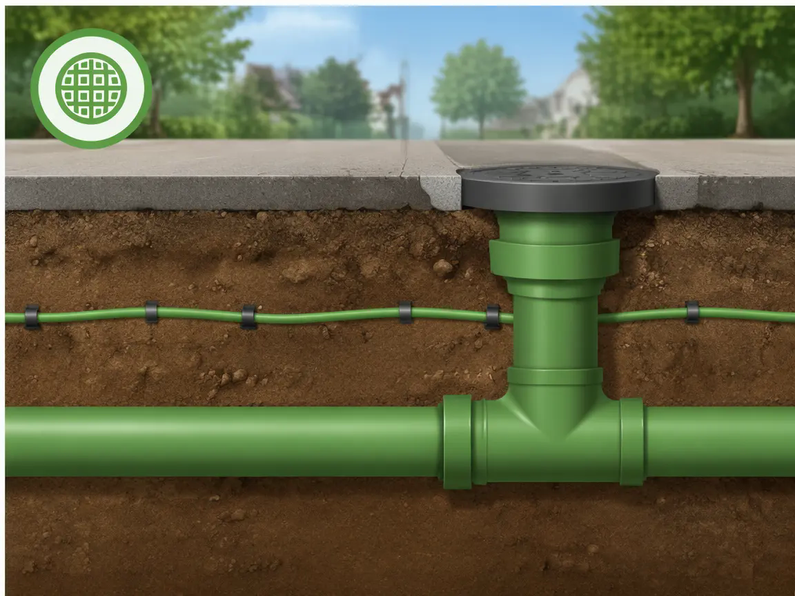 Green tracer wire for sewer and force main locating