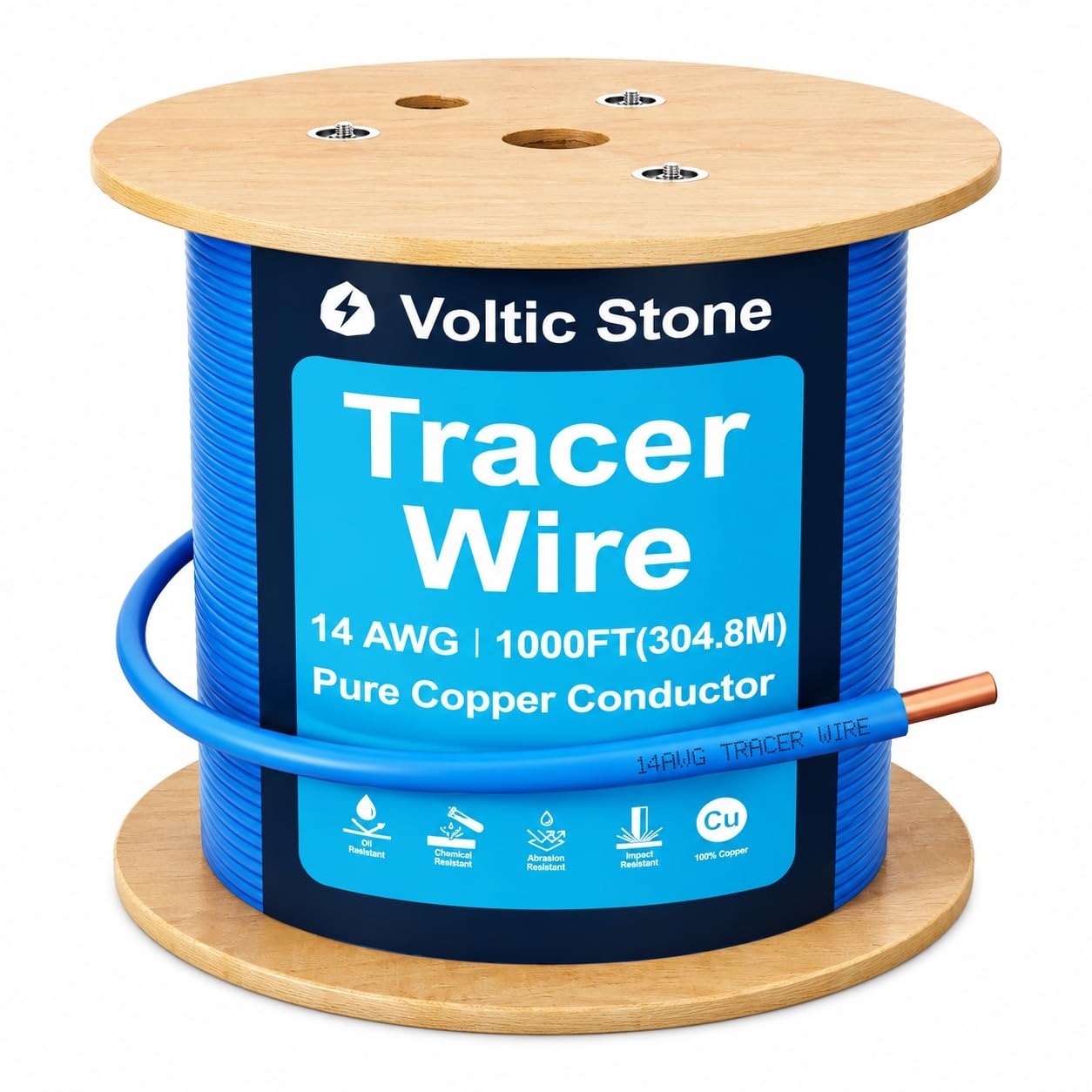 Residential PEX/PE Plumbing and Irrigation Mains Open Trench Tracers Wire Selection Visuals
